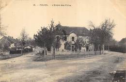 CPA 58  FOURS L ECOLE DES FILLES - Autres & Non Classés