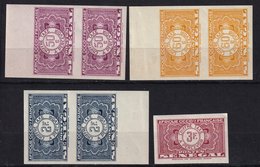 SENEGAL - 4 Valeurs Non Dentelées En Paires Neuves (le 3 F. Isolé) - Timbres-taxe