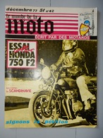 ANCIENNE REVUE N°42 DECEMBRE 1977 LE MONDE DE LA MOTO - Moto