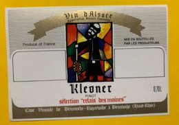 14253  -  Alsace Klevner Pinot Sélection *Relais Des Moines" - Andere & Zonder Classificatie