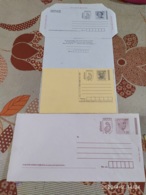 India 2010 Mahatma Gandhi Patel Indira Gandhi 3 Diff INDIPEX Postal Stationery MINT # 10941 - Inland Letter Cards