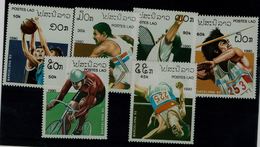 LAOS 1990 SUMMER OLYMPICAS GAMES BARCELONA 1992 MI No 1193-8 MNH VF!! - Summer 1992: Barcelona