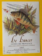 14265  - Le Lancer  Côtes De Provence 1985 - Poissons