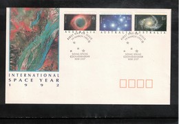 Australia 1992 Space / Raumfahrt International Space Year FDC - Océanie