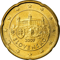 Slovaquie, 20 Euro Cent, 2009, SPL+, Laiton, KM:99 - Slowakei