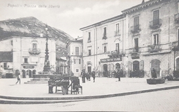 Cartolina Popoli - Piazza Della Libertà - 1925 - Pescara