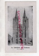 50- COUTANCES  - DEPLIANT LA CATHEDRALE - PRIERE DE SAIN JEAN EUDES A NOTRE DAME DU PUITS-1925 IMPRIMATUR P.M. PERIER - Tourism Brochures