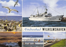 CP Allemagne 1975 - Nordseebad Wilhelmshaven, Multi-vues - Basse-Saxe - Wilhelmshaven