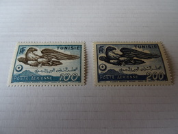 Tunisie PA N° 14 à 15** Timbres Neufs** 2 Valeurs - Aéreo