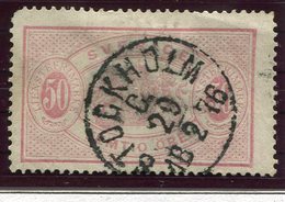 SWEDEN 1874 Official 50 Öre Perforated 14, Used, . Michel 10A - Service