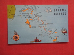 Map Bahama Islands    Ref 4088 - Bahamas