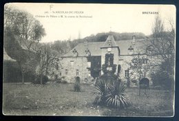 Cpa Du 22  St Nicolas Du Pelem -- Château Du Pélem à Mr Le Comte De Boisboissel  AVR20-163 - Saint-Nicolas-du-Pélem