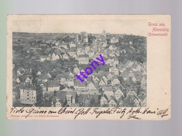 CPA  :   Postkarte  Gruss  Aus Altensteig  ( Schwarwald )    Carte écrite   Carte  Abimée - Altensteig