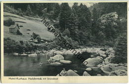 Forbach - Hotel Kurhaus Holdereck Mit Strandbad - Besitzer Alb. Müller - Verlag Gebr. Metz Tübingen - Forbach