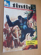 SPITIN20 COUVERTURE DE LA REVUE TINTIN 1101 Années 60 : TOUNGA GORILLE  Plastifiable Sur Demande - Cubitus