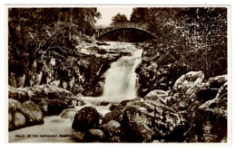 Ref 1362 - Real Photo Postcard - Falls Of The Garrawalt Braemar - Aberdeenshire Scotland - Aberdeenshire
