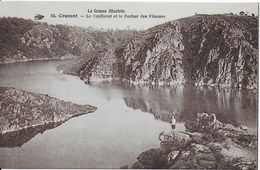 Crozant - Le Confluent Et Le Rocher Des Fileuses - Crozant