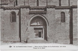 La Souterraine - Porte Sud De L'église (XIIe Siècle), Vierge Du XIe Siècle (1) - La Souterraine