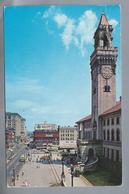 US.- WORCESTER, MASSACHUSETTS. CITY HALL FACING MAIN STREET. 1957. - Worcester