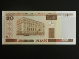 Billet - Biélorussie - Valeur Faciale : 20 Roubles - 2000 - Jamais Circulé - Motif : Minsk - Belarus