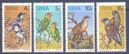 1974. Namibia/SWA, Birds, 4v, Mint/** - Namibia (1990- ...)
