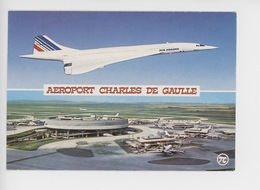 Paris Aéroport Charles De Gaulle Et Concorde à Roissy En Fance (multivues) - Paris Airports