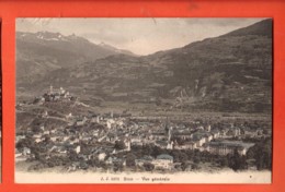 ZAJ-12  Sion Vue Générale Jullien 5272 . Sceau Ambulant 1914 - Sion