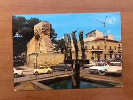 MAZARA DEL VALLO (TRAPANI) PIAZZA MOKARTA   AUTO D'EPOCA - Mazara Del Vallo