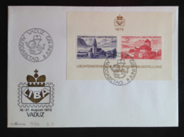 Liechtenstein, Uncirculated FDC, « LIBA », 1972 - Briefe U. Dokumente