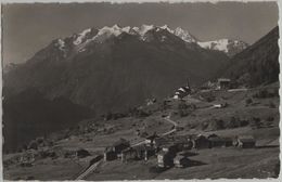 Zeneggen (1374 M) Michabelgruppe, Balfrin Und Nadelgrat - Photo: E. Gyger - Zeneggen