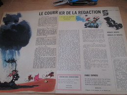 SPITIN20 Page DOUBLE Revue SPIROU Années 60/70 : LE COURRIER DE LA REDACTION  / FRANQUIN GASTON LAGAFFE - Franquin