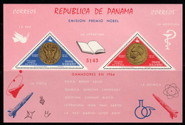 Panama 1965 Mi# Block 38 ** MNH - Alfred Nobel, Founder Of Nobel Prize  / Space - América Del Norte