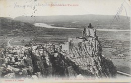 Valence - Ruines Du Château De  Crussol  - CPA En Relation Avec La Famille Du Président De La République Sadi Carnot - Valence