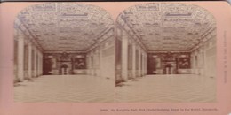 STEREO PHOTO  KILBURN 1896 / DENMARK /COPENHAGEN / SIR KNIGHTS HALL, SLOT FREDERIKSBORG, FINEST IN THE WORLD - Danemark