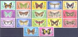 1976. Norfolk Island, Butterflies, 17v, Mint/** - Norfolk Island