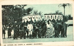 UN GROUPE DE CHEFS A ABOMEY - Dahomey