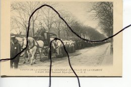 CPA  . D75. PARIS. Convoi De La Supérieure Générale Des Filles De La Charité . 5 MARS 1910 BOULEVARD EDGAR QUINET - Arrondissement: 14