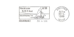 Thème Bateaux - Flamme Secap SPECIMEN - TB - Bateaux