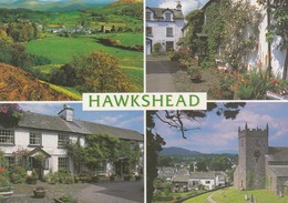 Postcard Hawkshead Multiview [ John Hinde ] My Ref B24361 - Hawkshead