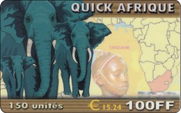 Frankreich Phonecard   Elefant Éléphant - Jungle