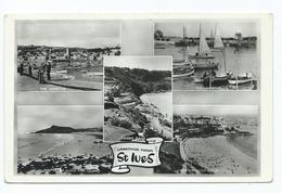 Postcard Cornwall St Ives Greetings From Rp Cmultiview Posted 1958 - St.Ives