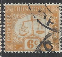 Hong Kong - 1924 - Usato/used - Segnatasse - Mi N. 4 - Timbres-taxe