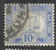 Hong Kong - 1924 - Usato/used - Segnatasse - Mi N. 5 - Impuestos