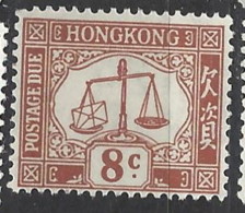 Hong Kong - 1938/63 - Nuovo/new MH - Segnatasse - Mi N. 9 - Portomarken