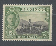 Hong Kong - 1941 - Nuovo/new MH - Ordinari - Mi N. 165 - Ongebruikt