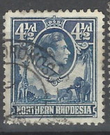 Northern Rhodesia - 1938 - Usato/used - King George VI - Mi N. 37 - Northern Rhodesia (...-1963)