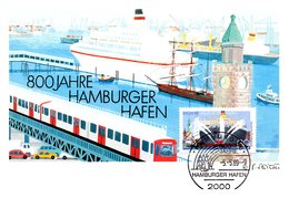 Thème Bateaux - Allemagne - Carte Maximum - TB - Schiffe