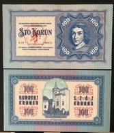 2019 Matej Gabris 100 Korun Imre Czaky Moravany Czechoslovakia UNC SPECIMEN ESSAY Tirage Limité - Fiktive & Specimen