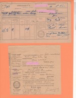 543   LAISSER PASSER  VIN  ROUGE 2 DOCUMENTS GERS  ST CLAR 32 1921   Et 1941  TAXE - Sonstige & Ohne Zuordnung