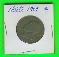 MONNAIES, HAITI - 1907 - 50 CENTIMES - - Haití